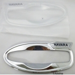 เบ้าปีก เบ้าถ้วยรองมือเปิด โครเมี่ยม NAVARA 2014 NISSAN นิสสันนาวาร่า 2014 2 ประตู V.3
